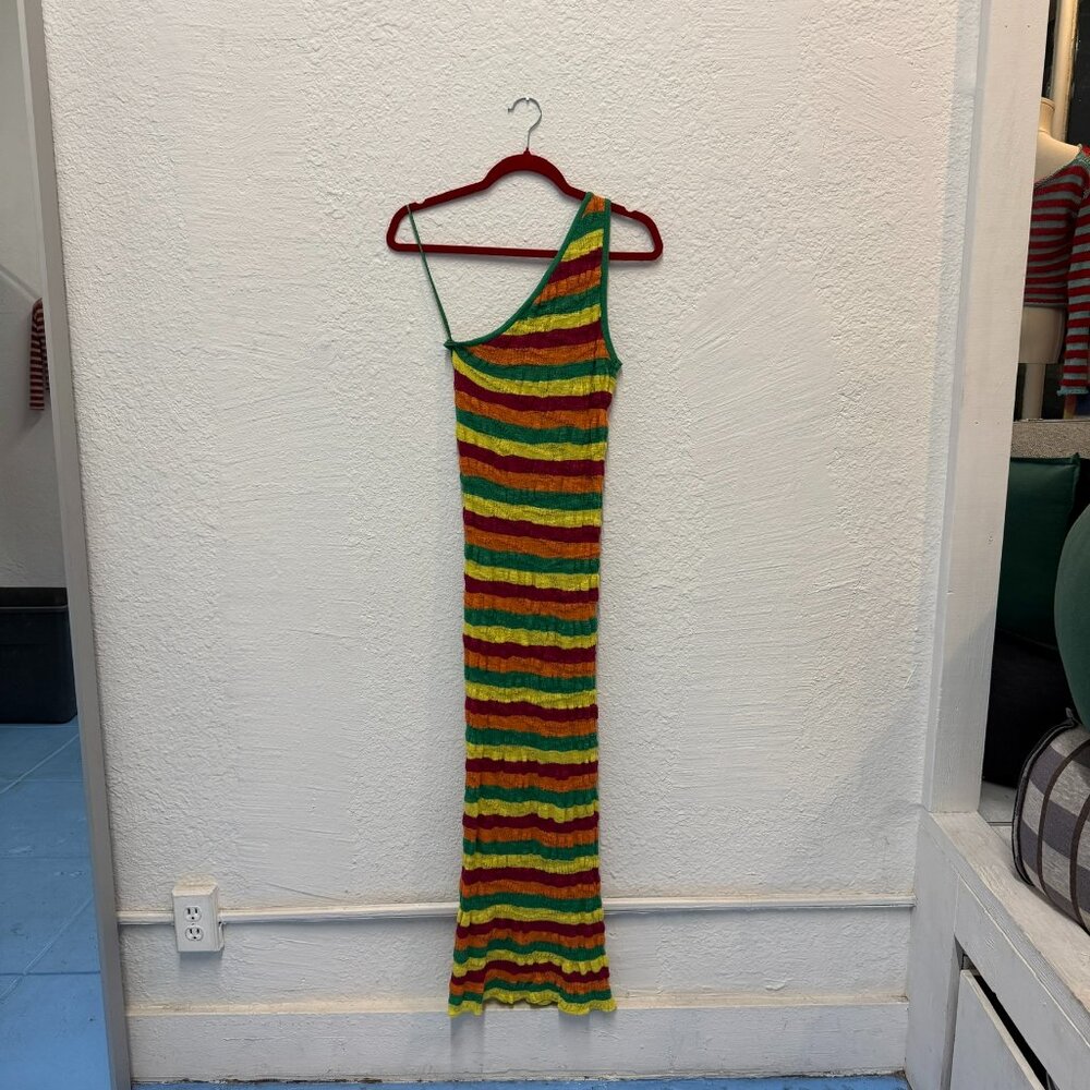 Zara Asymmetric Knit Dress